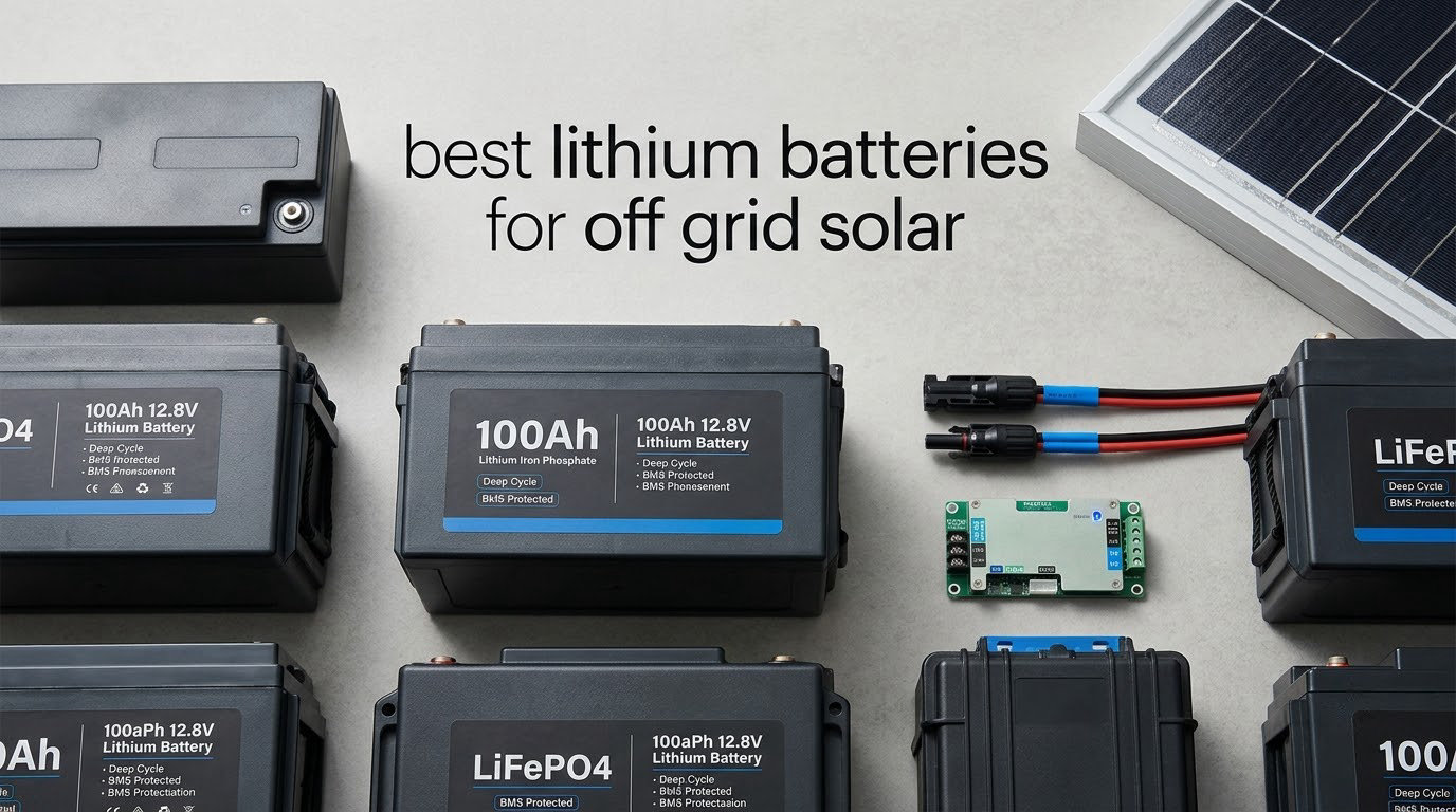 best lithium batteries for off grid solar
