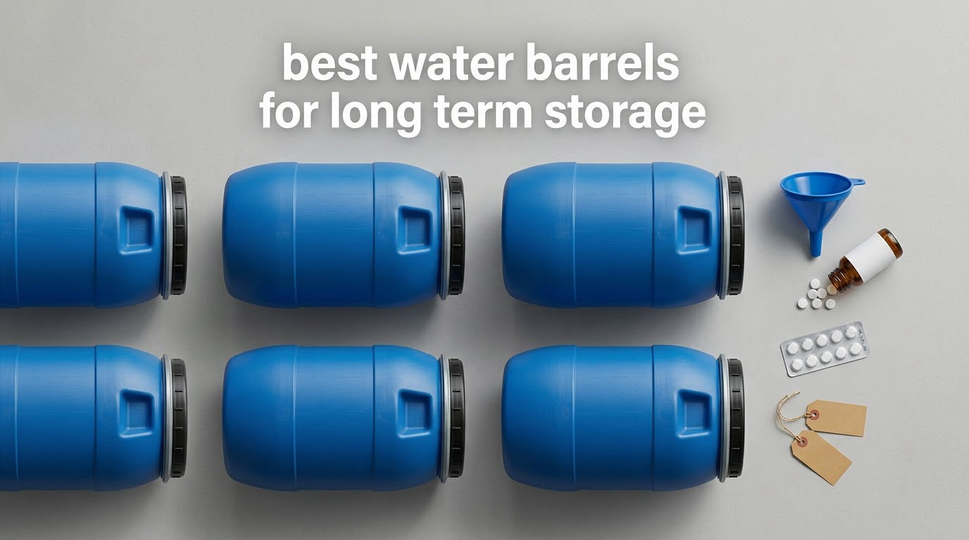 best water barrels for long term storage