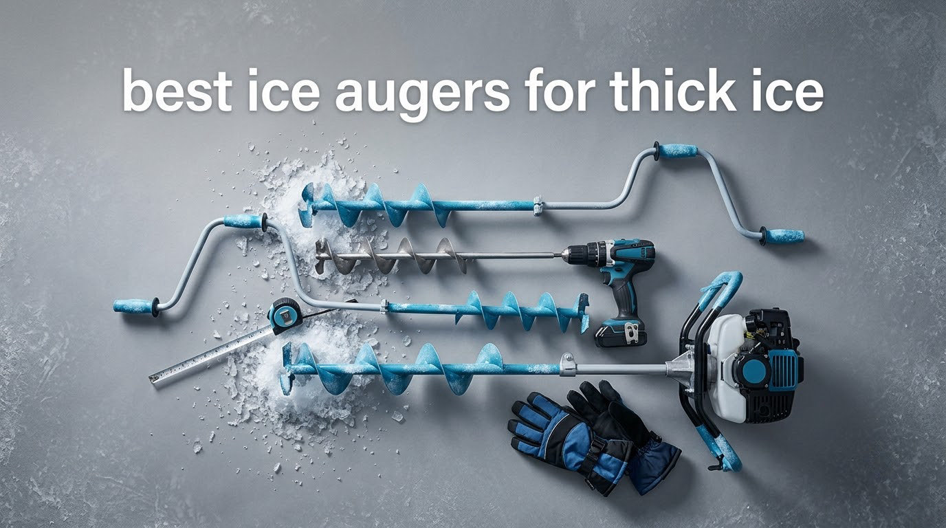 best ice augers for thick ice