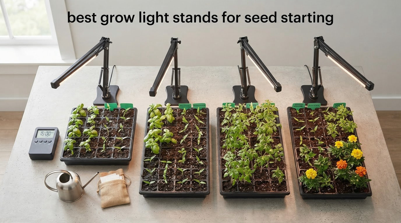 best grow light stands for seed starting
