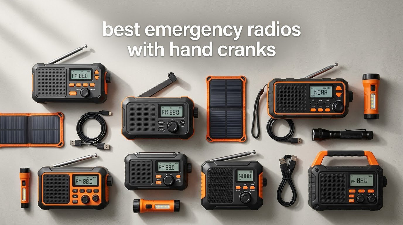 best emergency radios with hand cranks